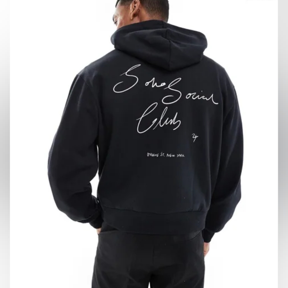 Soho Social Club Hoodie. Size L. New